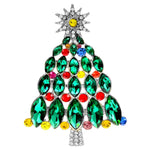 Christmas Tree Christmas Brooch