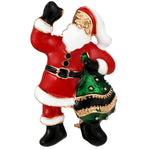 Santa Claus Christmas Brooch