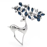 Charming Reindeer Christmas Brooch