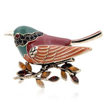 beautiful blackbird bird brooch
