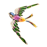 Grandiose Soaring Bird Brooch
