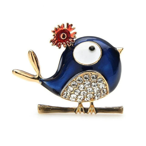 Funny Bird Brooch