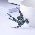 Wind Swallow Bird Brooch