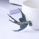 Wind Swallow Bird Brooch