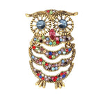 vintage bird brooch