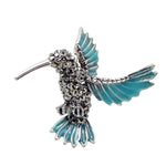 winged flying bird brooch