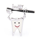 original tooth love brooch