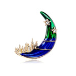 original half-moon brooch