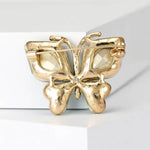 Emerald Brilliance Butterfly Brooch