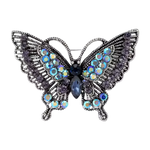 Women's Rhinestone Butterfly Brooch