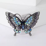 Rhinestone Butterfly Brooch