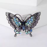 Rhinestone Butterfly Brooch