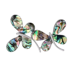 Tandem Butterfly Brooch