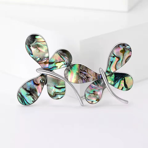 Tandem Butterfly Brooch