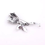Antique Rose Flower Brooch