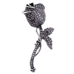 Antique Rose Flower Brooch