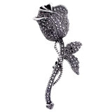 Antique Rose Flower Brooch