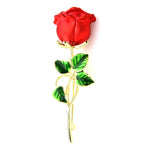 Fushia Rose Brooch