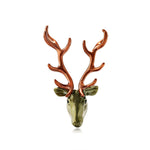 deer head brooch