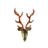 deer head brooch