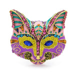 cat head brooch