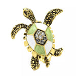 turtle shield wall brooch