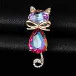 Elegant Cat Brooch