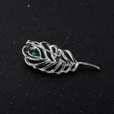 Grand Leaf Luxury Brooch