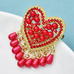 Illusion Heart Brooch