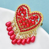 Illusion Heart Brooch