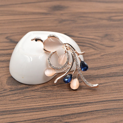 Bird of Paradise Brooch