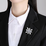Snowflake Christmas Brooch