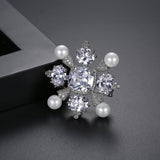 Snowflake Christmas Brooch