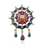spider talisman brooch