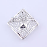 Original Silver Swirl Brooch
