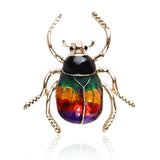 carnival beetle brooch