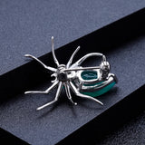 Esmeralda Spider Brooch