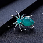 Esmeralda Spider Brooch