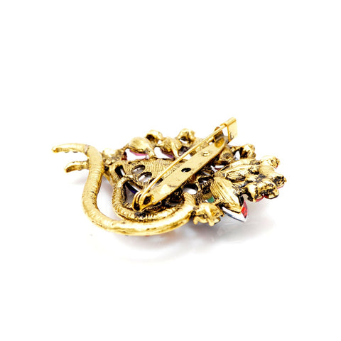 Ardent Passion Heart Brooch