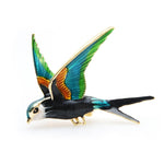 Flying Spring Bird Brooch