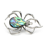 Polychrome Reflections Spider Brooch