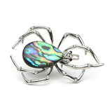 Polychrome Reflections Spider Brooch