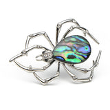 Polychrome Reflections Spider Brooch