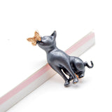 Romantic Cat Brooch