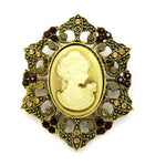 Vintage Chic Cameo Brooch