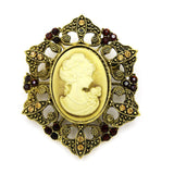 Vintage Chic Cameo Brooch
