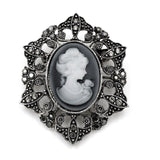 Vintage Chic Cameo Brooch