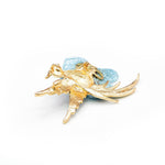 Azure Blue Bird Brooch
