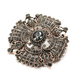 Antique Golden Circle Brooch