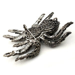 Black 10-Legged Spider Brooch